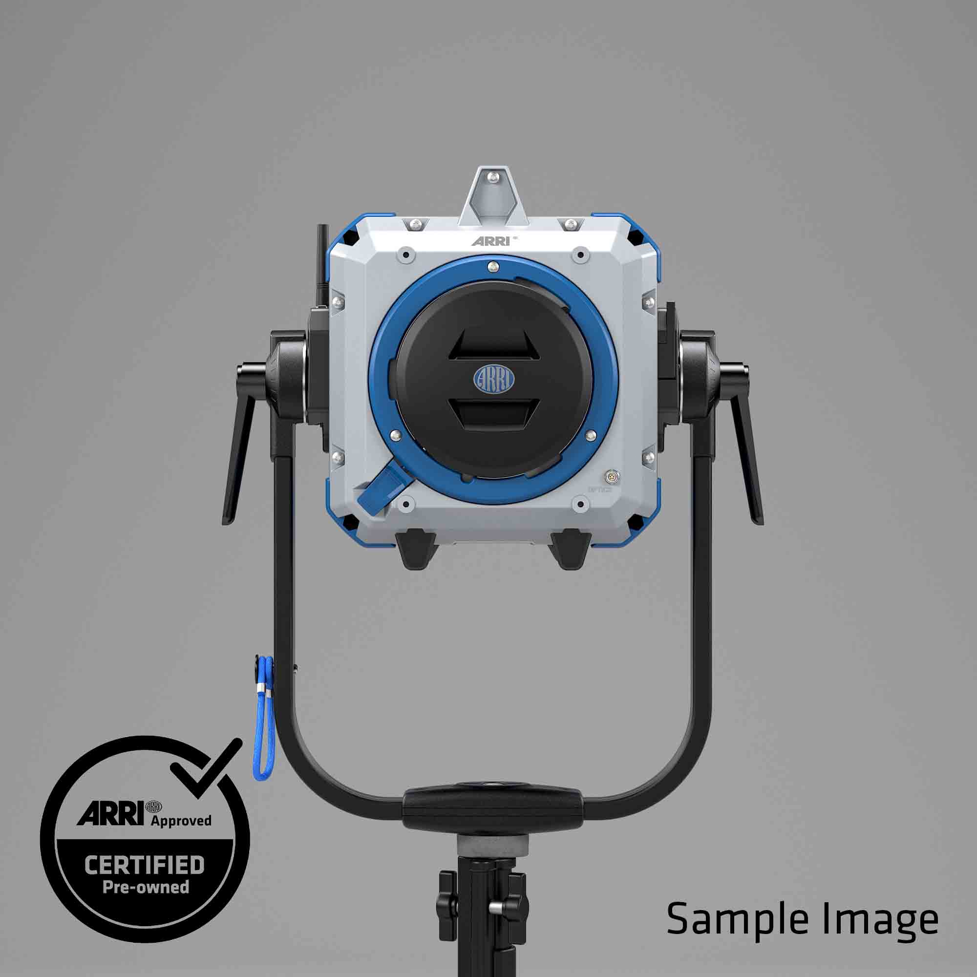 Orbiter Blue/silver Lamp Head