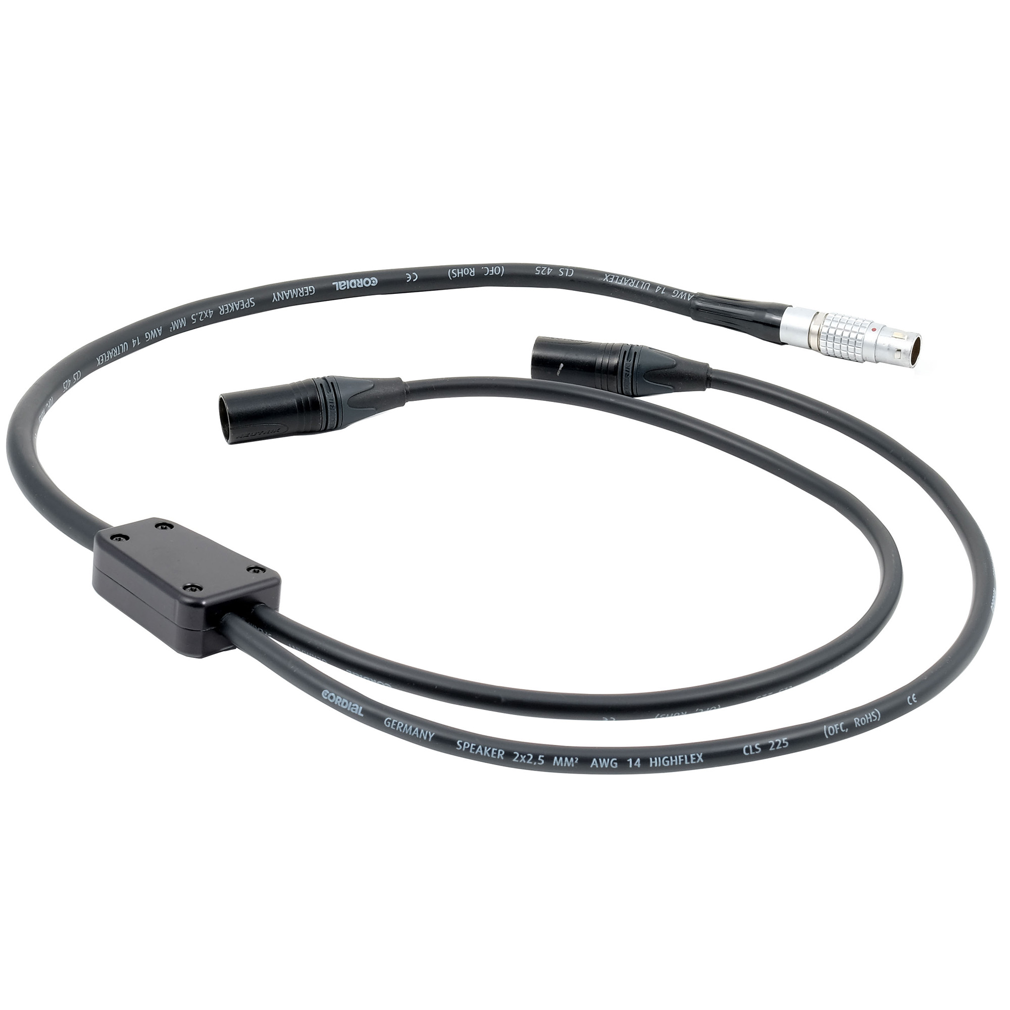 SRH High-Capacity Battery Power Cable, 12V/24V, 0.5m/1.64ft